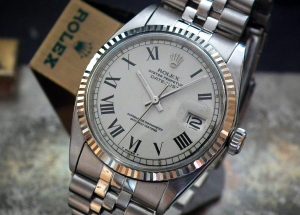 Stunning 1972 Rolex Oyster Datejust 1601 Steel & Gold Buckley Dial Gents Vintage Watch at Sonning Vintage Watches
