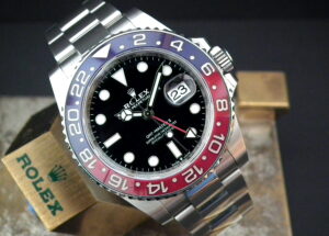 November 2021 Rolex Oyster GMT 126710BLRO Pepsi Full Set Investment Watch at Sonning Vintage Watches