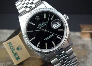 Stunning 2003 Quick-Set Rolex Oyster Datejust Gents Vintage Watch at Sonning Vintage Watches